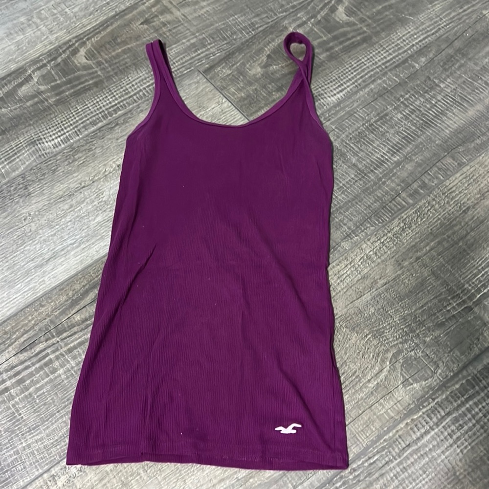 Purple Hollister tank top